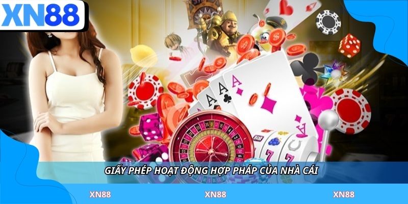 Giấy phép được cấp hợp pháp của nhà cái 